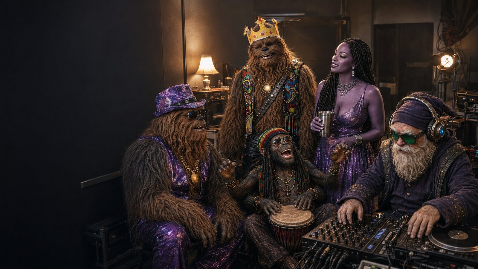 Ghetto Wookie band website